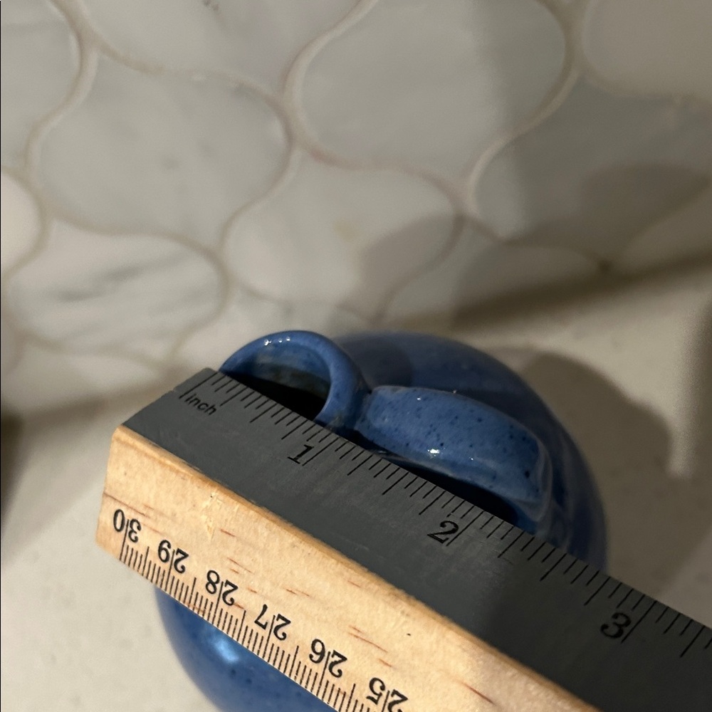 Hand Crafted Deep Blue Ceramic Jug - Picture 14 of 14